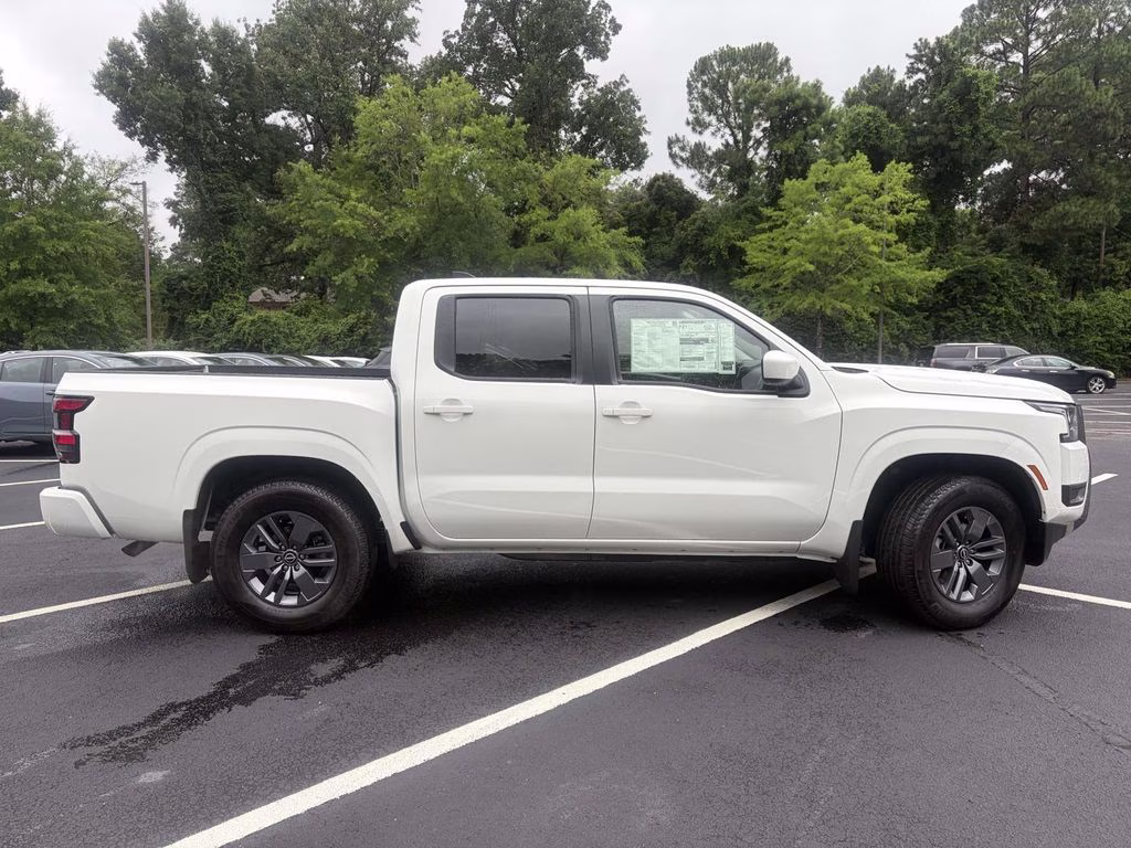 2026 Glacier White Nissan Frontier SV RWD Truck