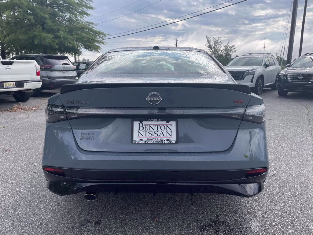2026 Atlantic Gray/Super Black Nissan Sentra SR FWD Sedan