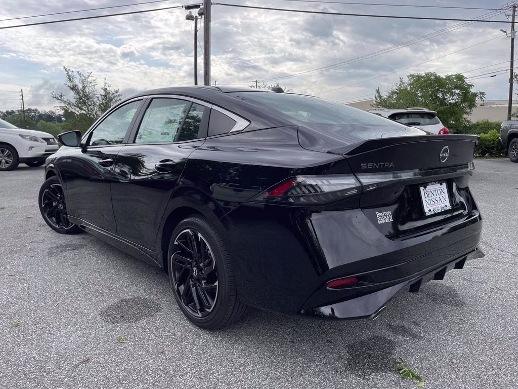 2026 Super Black Nissan Sentra SR FWD Sedan