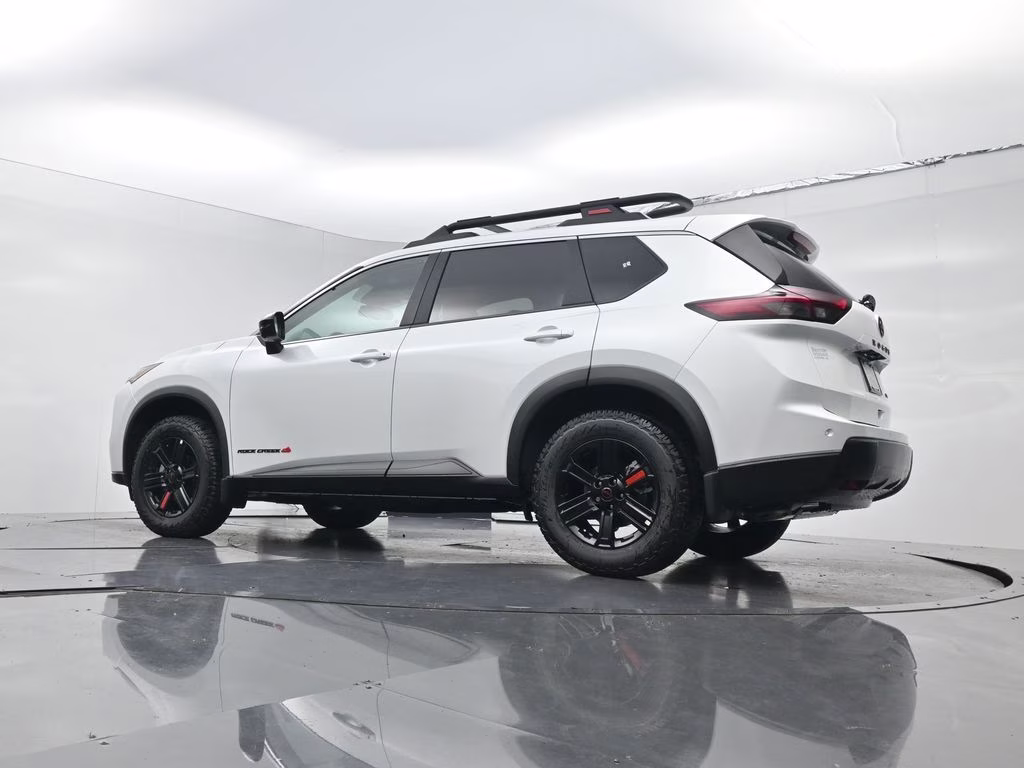 2026 Everest White Pearl Tricoat Nissan Rogue Rock Creek AWD SUV