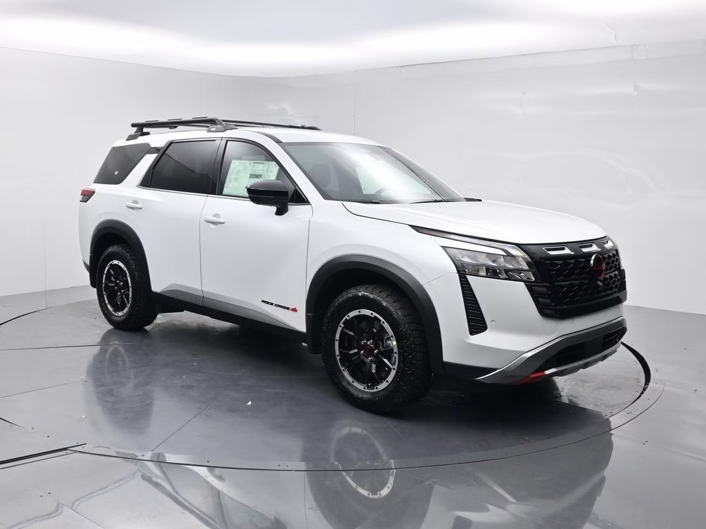 2026 Everest White Pearl Tricoat Nissan Pathfinder Rock Creek 4X4 SUV