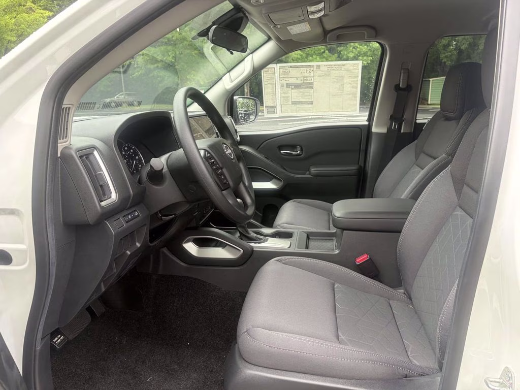 2026 Glacier White Nissan Frontier SV RWD Truck