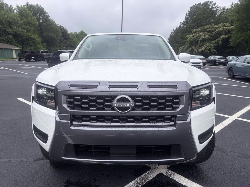 2026 Glacier White Nissan Frontier SV RWD Truck