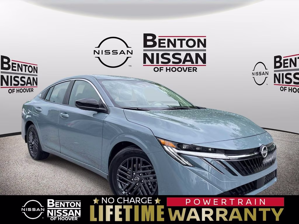 2026 Atlantic Gray Metallic Nissan Sentra SV FWD Sedan