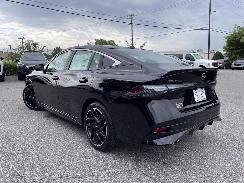 2026 Super Black Nissan Sentra SR FWD Sedan
