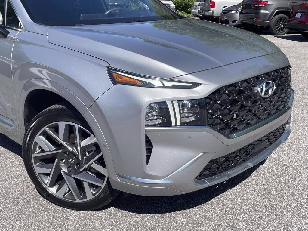 2023 Shimmering Silver Pearl Hyundai Santa Fe Calligraphy FWD SUV