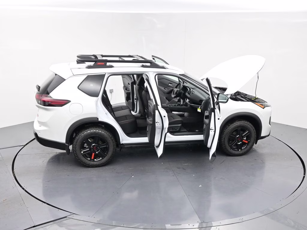 2026 Everest White Pearl Tricoat Nissan Rogue Rock Creek AWD SUV