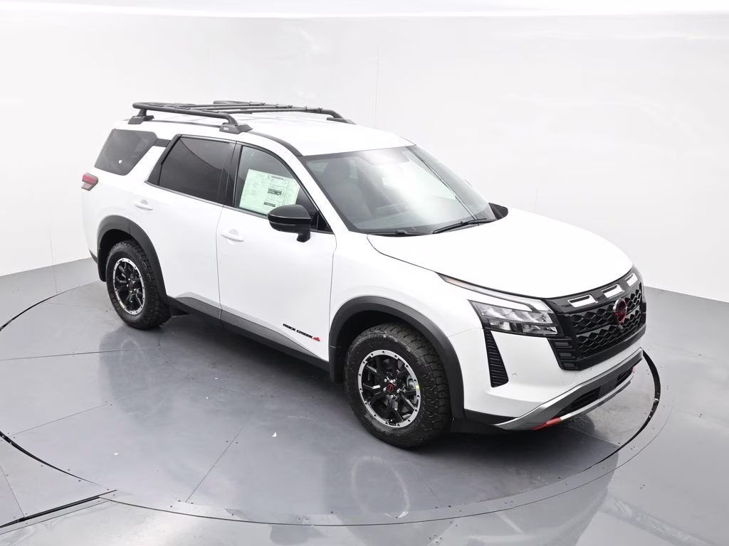 2026 Everest White Pearl Tricoat Nissan Pathfinder Rock Creek 4X4 SUV