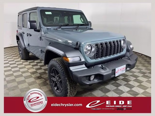 2026 Anvil Clear Coat Jeep Wrangler 4-Door Sport RHD 4X4 SUV