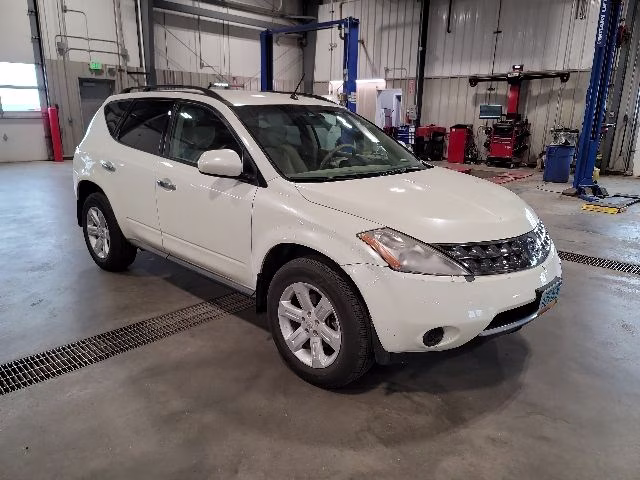 2007 Glacier Pearl Clearcoat Nissan Murano S AWD SUV