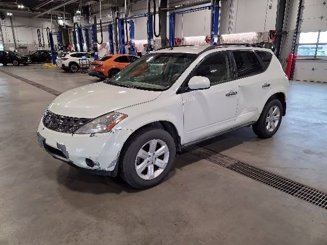 2007 Glacier Pearl Clearcoat Nissan Murano S AWD SUV