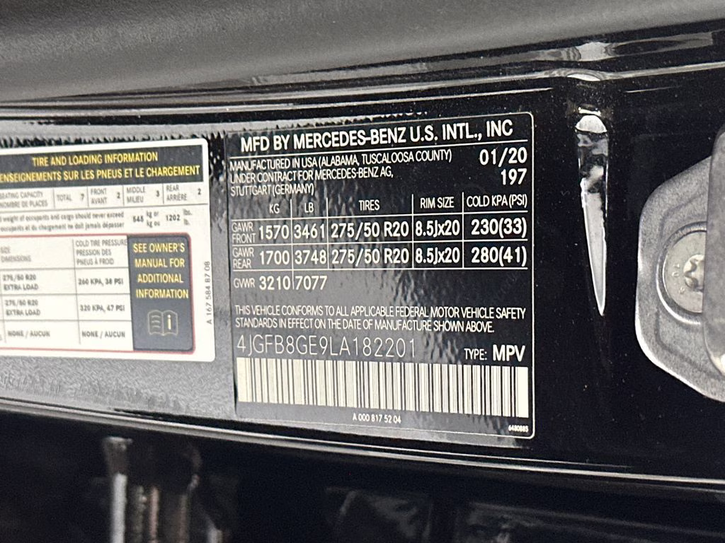 2020 Obsidian Black Metallic Mercedes-Benz GLE GLE 580 AWD SUV