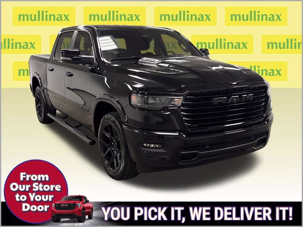 2026 Diamond Black Crystal Pearlcoat Ram 1500 Laramie 4X4 Truck