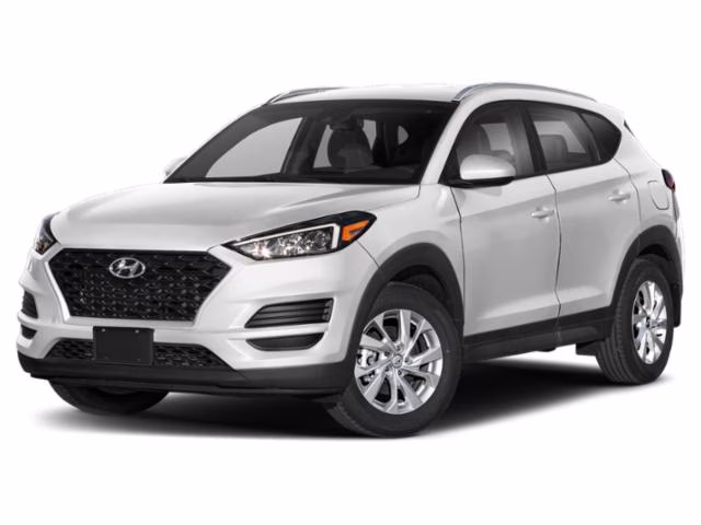 2019 Dazzling White Hyundai Tucson SE FWD SUV