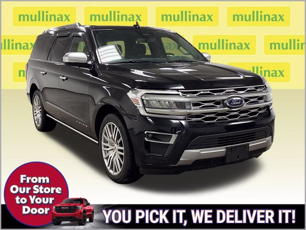 2023 Black Metallic Ford Expedition Max Platinum RWD SUV