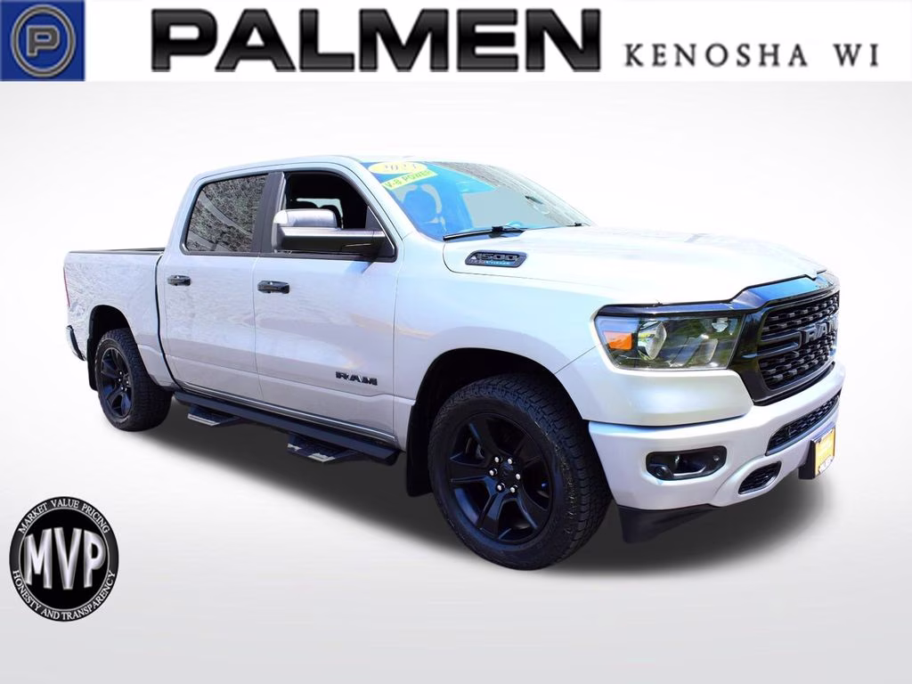 2023 Billet Silver Metallic Clearcoat Ram 1500 Big Horn/Lone Star 4X4 Truck