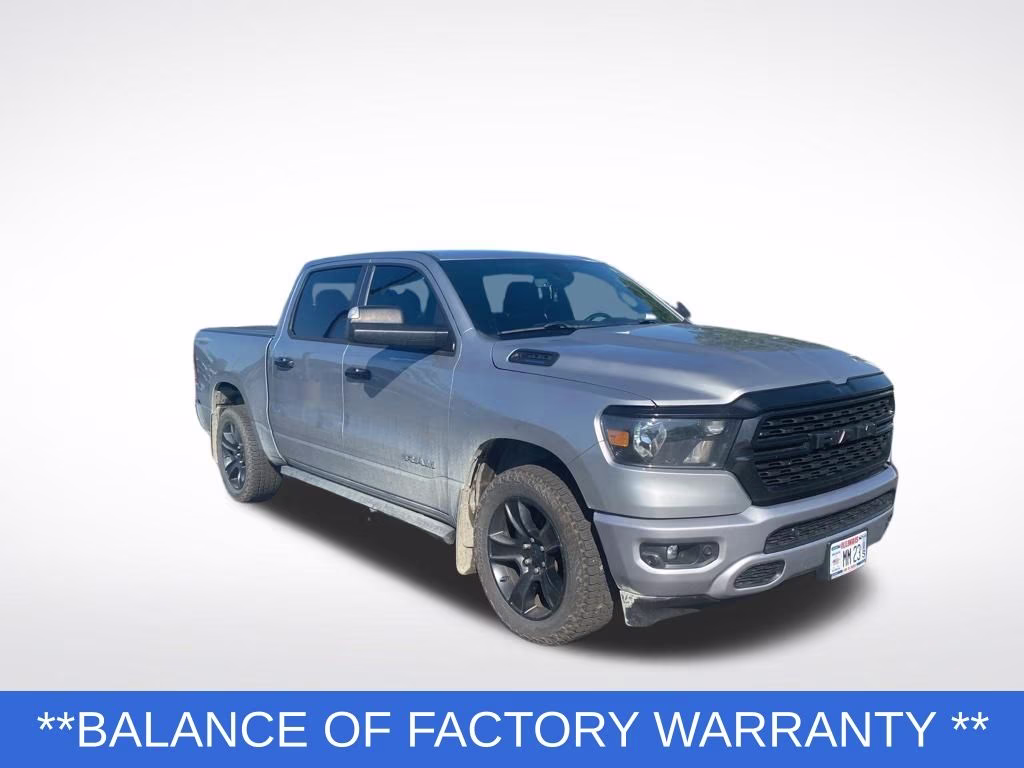 2023 Billet Silver Metallic Clearcoat Ram 1500 Big Horn/Lone Star 4X4 Truck