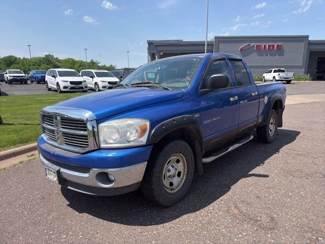 2007 Blue Dodge Ram 1500 SLT 4X4 Truck
