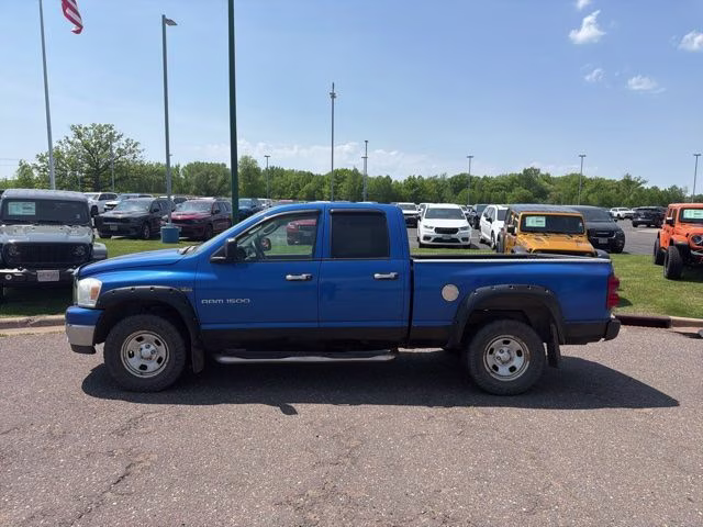 2007 Blue Dodge Ram 1500 SLT 4X4 Truck