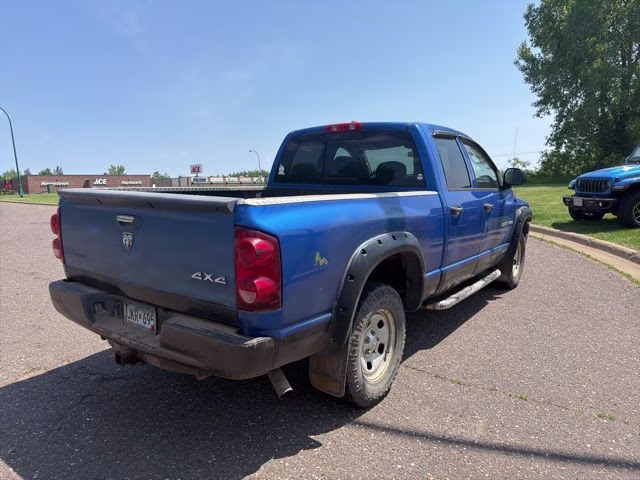 2007 Blue Dodge Ram 1500 SLT 4X4 Truck