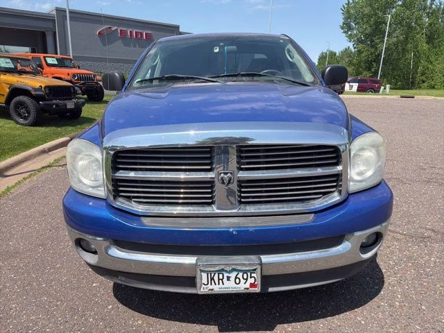2007 Blue Dodge Ram 1500 SLT 4X4 Truck