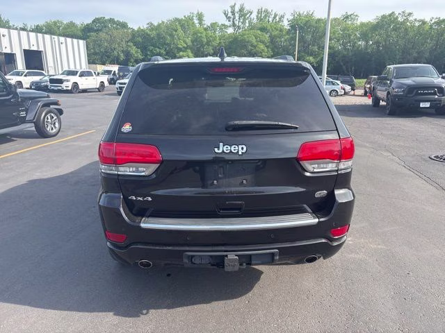 2015 Brilliant Black Crystal Pearlcoat Jeep Grand Cherokee Overland 4X4 SUV
