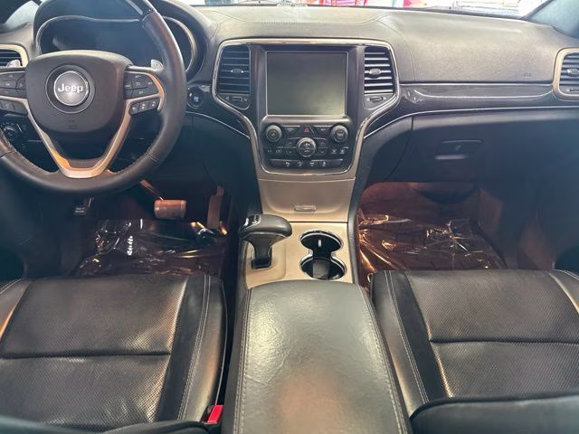 2015 Brilliant Black Crystal Pearlcoat Jeep Grand Cherokee Overland 4X4 SUV