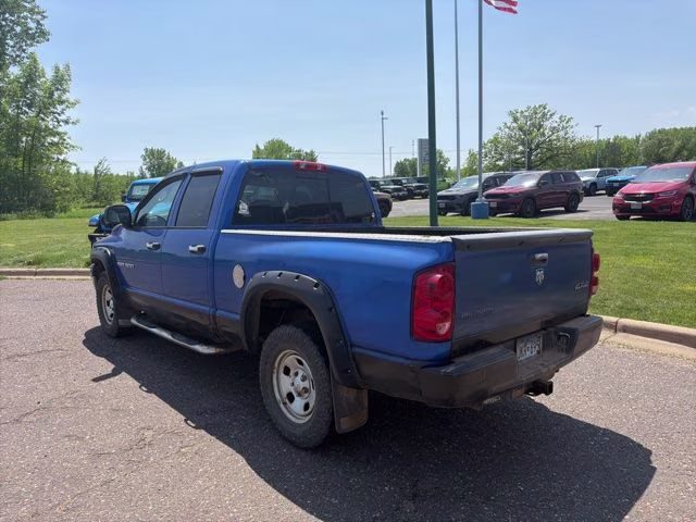 2007 Blue Dodge Ram 1500 SLT 4X4 Truck