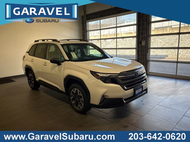 2026 White Subaru Forester Premium AWD SUV