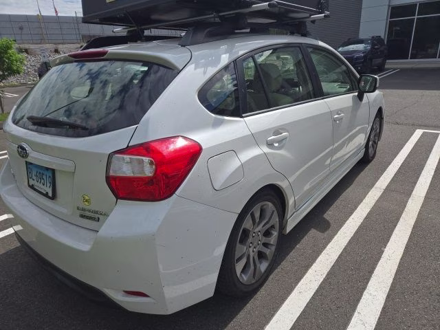2013 Satin White Pearl Subaru Impreza 2.0i Sport Premium AWD Hatchback