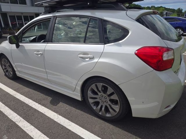 2013 Satin White Pearl Subaru Impreza 2.0i Sport Premium AWD Hatchback