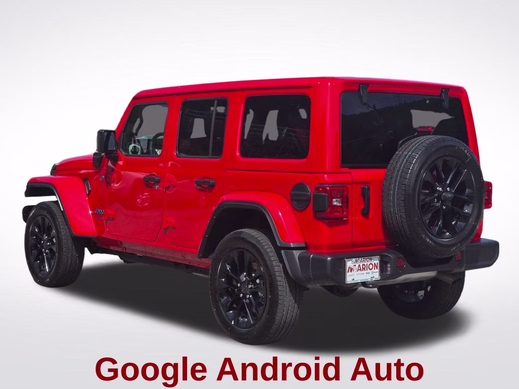 2025 Firecracker Red Clearcoat Jeep Wrangler Sahara 4xe 4X4 SUV