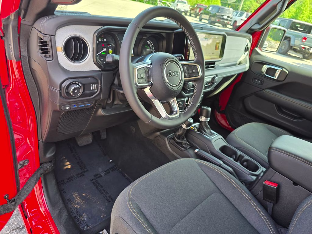 2025 Firecracker Red Clearcoat Jeep Wrangler Sahara 4xe 4X4 SUV