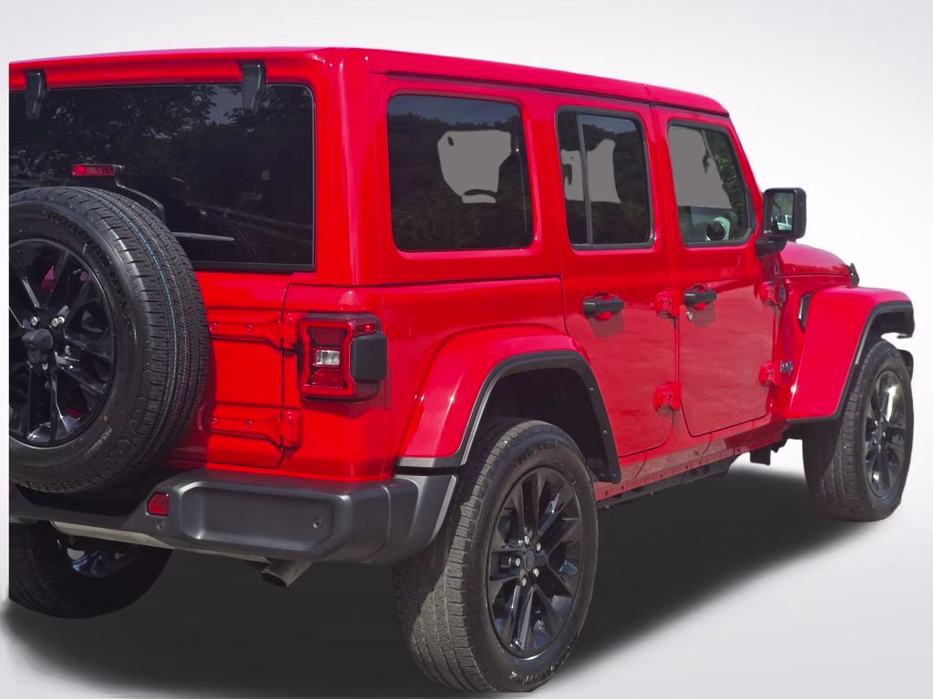 2025 Firecracker Red Clearcoat Jeep Wrangler Sahara 4xe 4X4 SUV