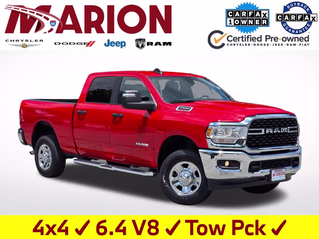 2024 Flame Red Clearcoat Ram 2500 Big Horn 4X4 Truck