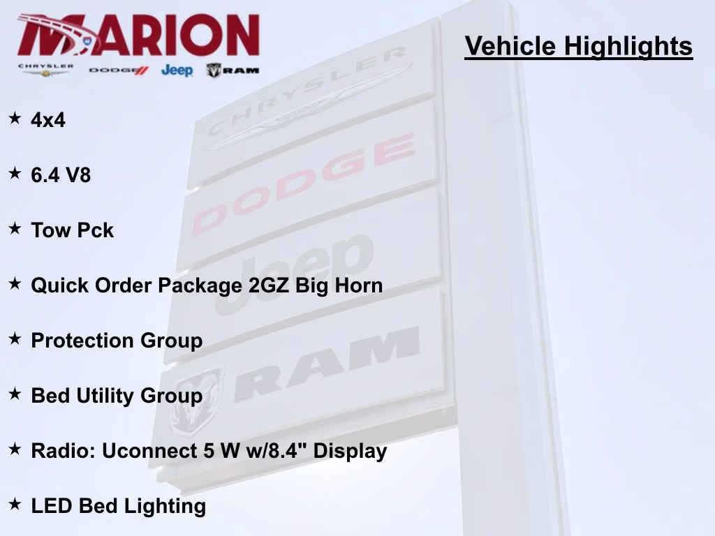 2024 Flame Red Clearcoat Ram 2500 Big Horn 4X4 Truck