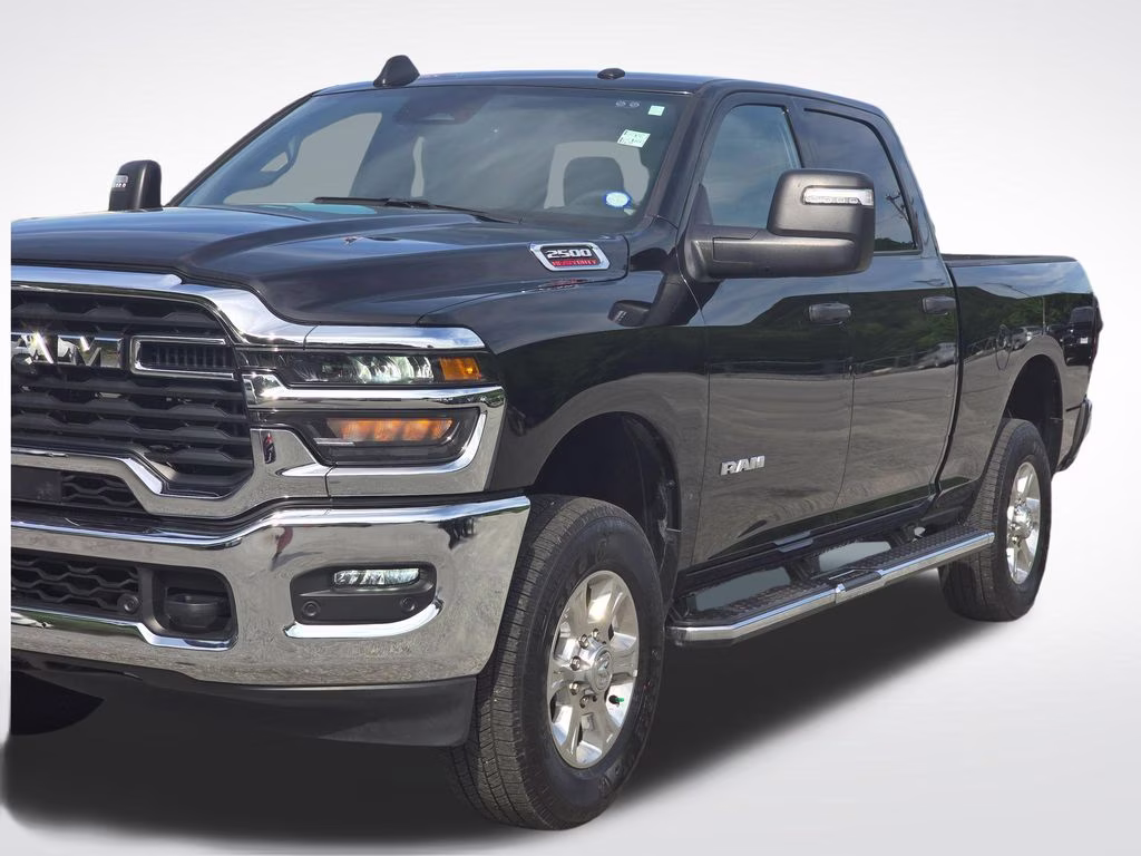 2025 Diamond Black Crystal Pearlcoat Ram 2500 Big Horn 4X4 Truck