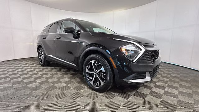 2023 Fusion Black Kia Sportage Hybrid EX AWD SUV