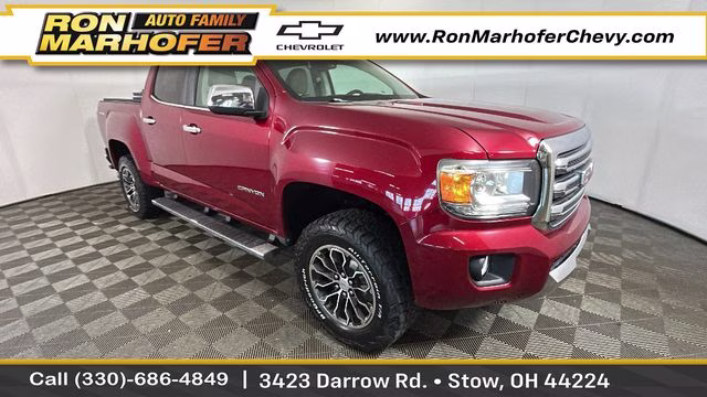 2017 Red Quartz Tintcoat GMC Canyon SLT 4X4 Truck