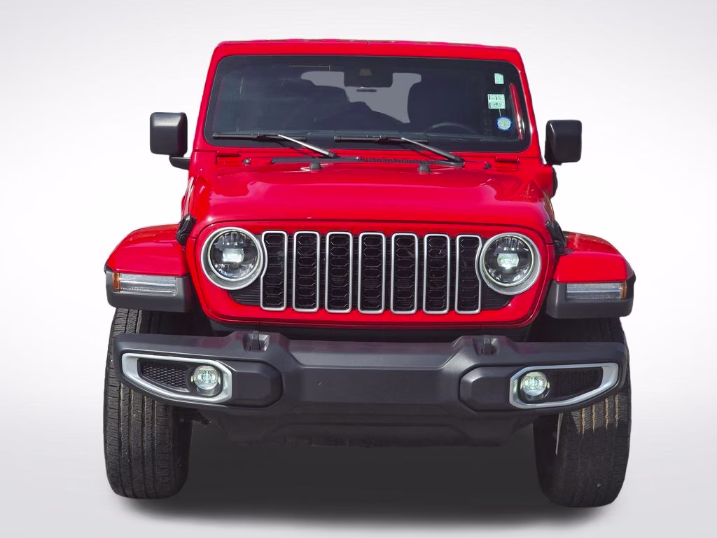 2025 Firecracker Red Clearcoat Jeep Wrangler Sahara 4xe 4X4 SUV