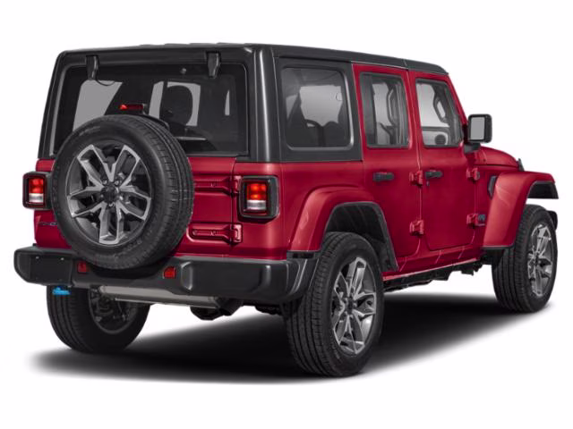 2025 Firecracker Red Clearcoat Jeep Wrangler Sahara 4xe 4X4 SUV