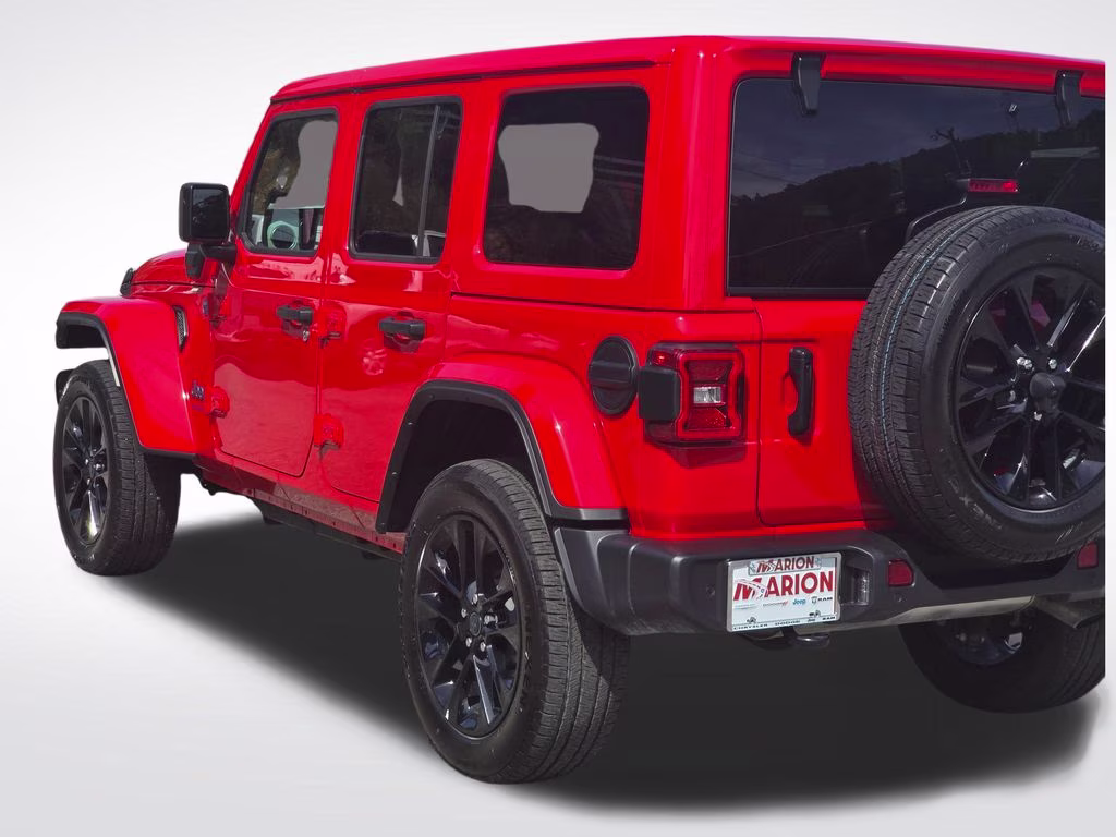 2025 Firecracker Red Clearcoat Jeep Wrangler Sahara 4xe 4X4 SUV