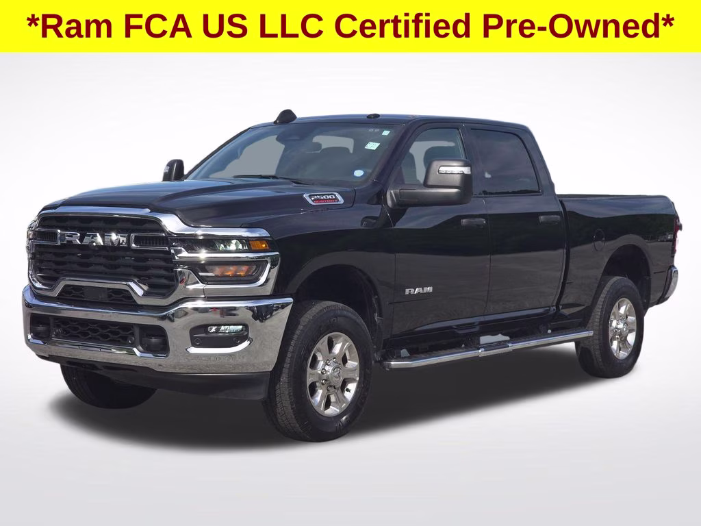 2025 Diamond Black Crystal Pearlcoat Ram 2500 Big Horn 4X4 Truck