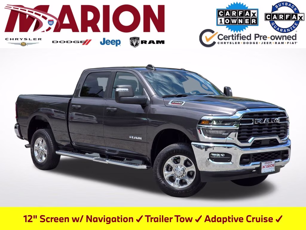 2025 Granite Crystal Metallic Clearcoat Ram 2500 Big Horn 4X4 Truck