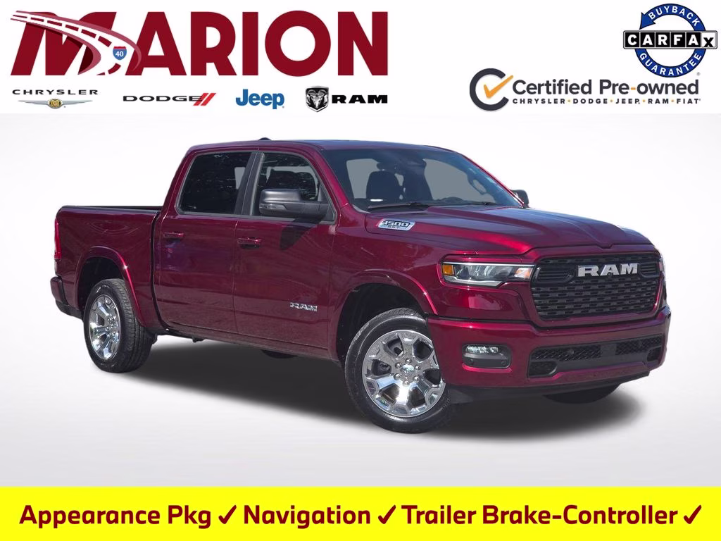 2025 Delmonico Red Pearlcoat Ram 1500 Big Horn/Lone Star 4X4 Truck
