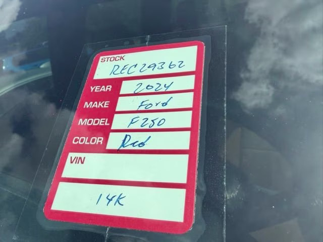 2024 Red Metallic Ford Super Duty F-250 SRW Lariat 4X4 Truck