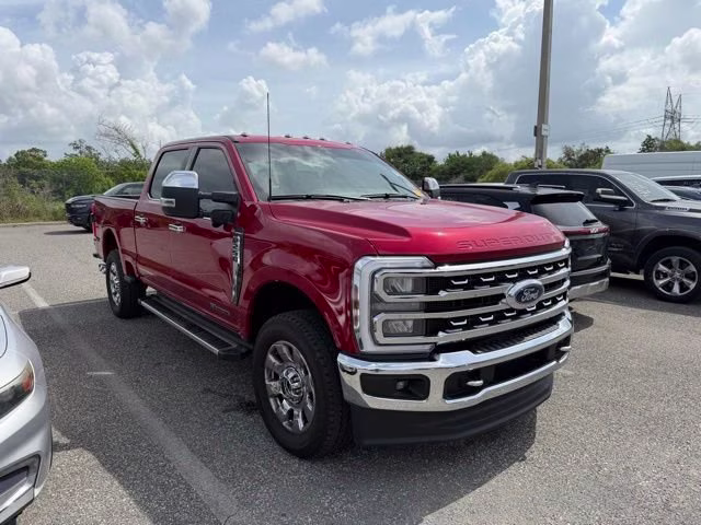 2024 Red Metallic Ford Super Duty F-250 SRW Lariat 4X4 Truck