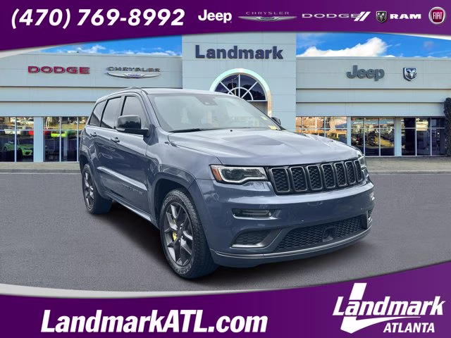 2019 Pacific Blue Clearcoat Jeep Grand Cherokee Limited X 4X4 SUV