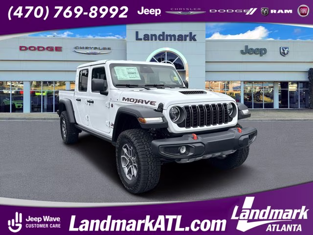 2026 Bright White Clearcoat Jeep Gladiator Mojave 4X4 Truck