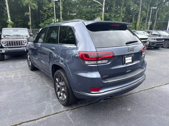 2019 Pacific Blue Clearcoat Jeep Grand Cherokee Limited X 4X4 SUV